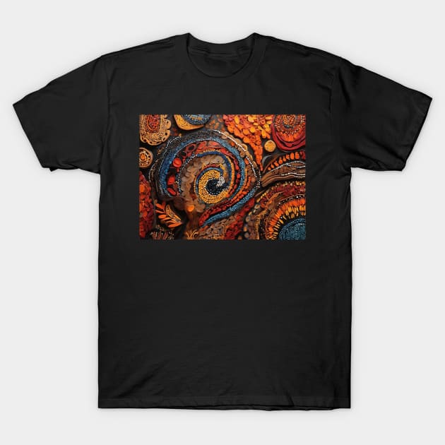 Australian aboriginal art T-Shirt by Fashion kingDom